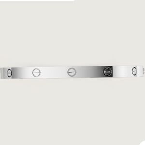 CARTIER Love Bracelet White Gold Unisex